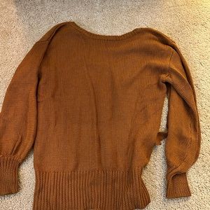 Brown sweater